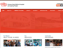 Tablet Screenshot of emmausswisshospital.org